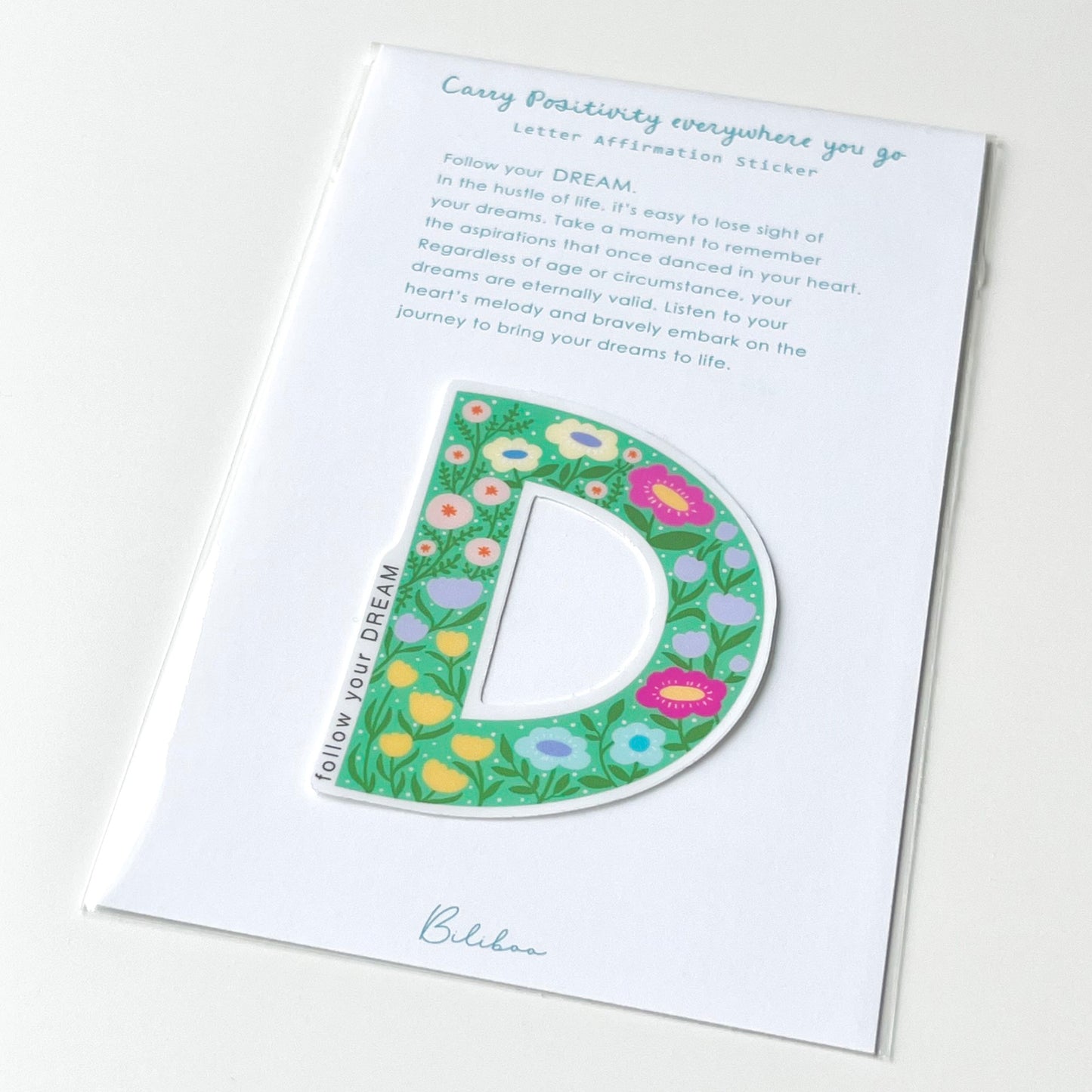 Letter Affirmation Stickers