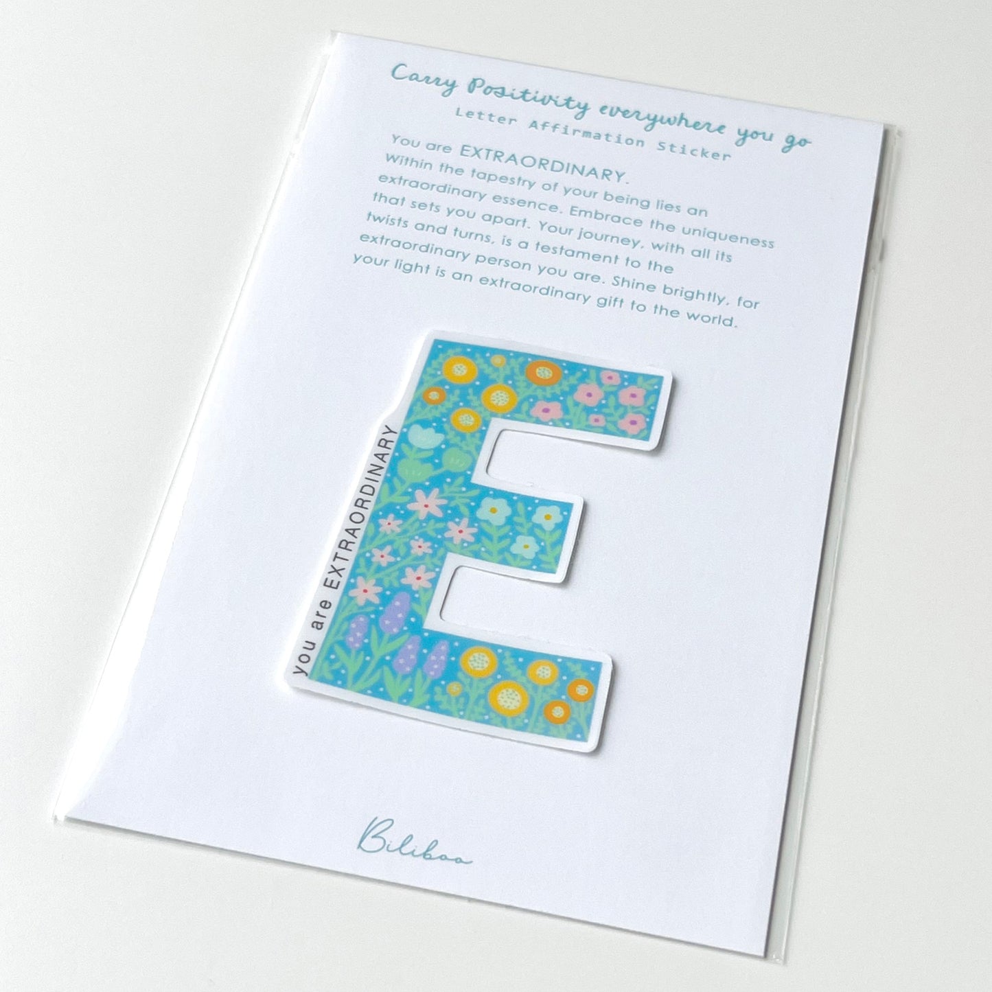 Letter Affirmation Stickers
