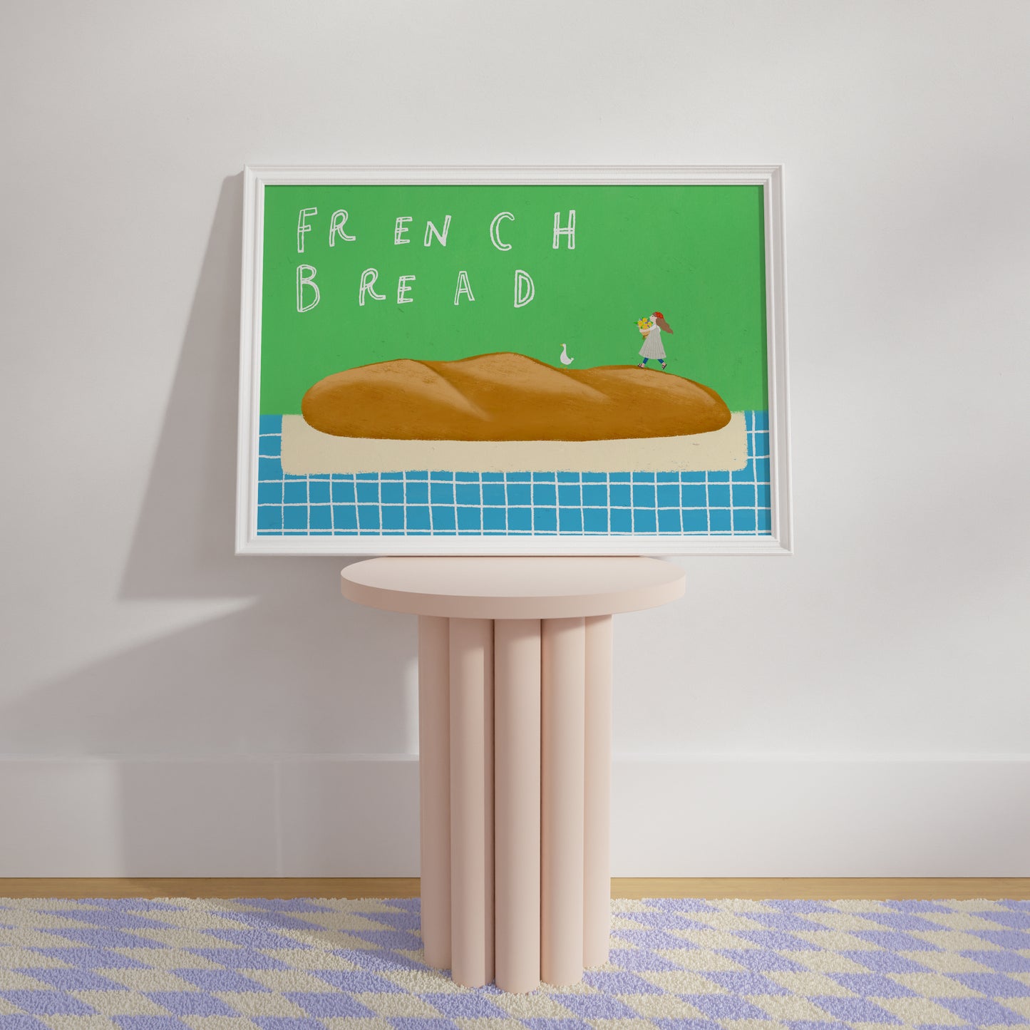Thankful Table - French Bread Borderless Poster