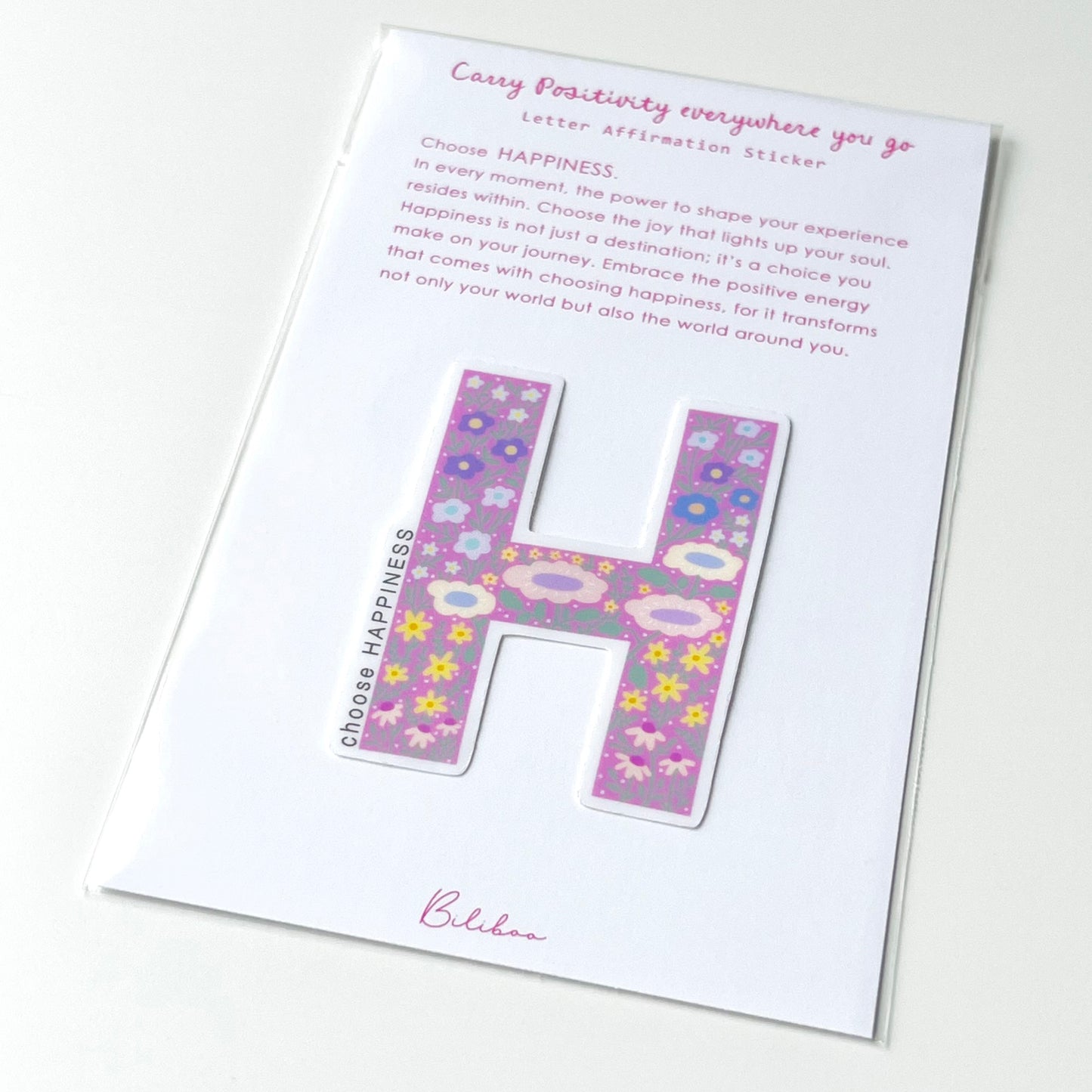 Letter Affirmation Stickers