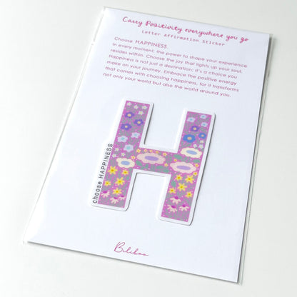 Letter Affirmation Stickers