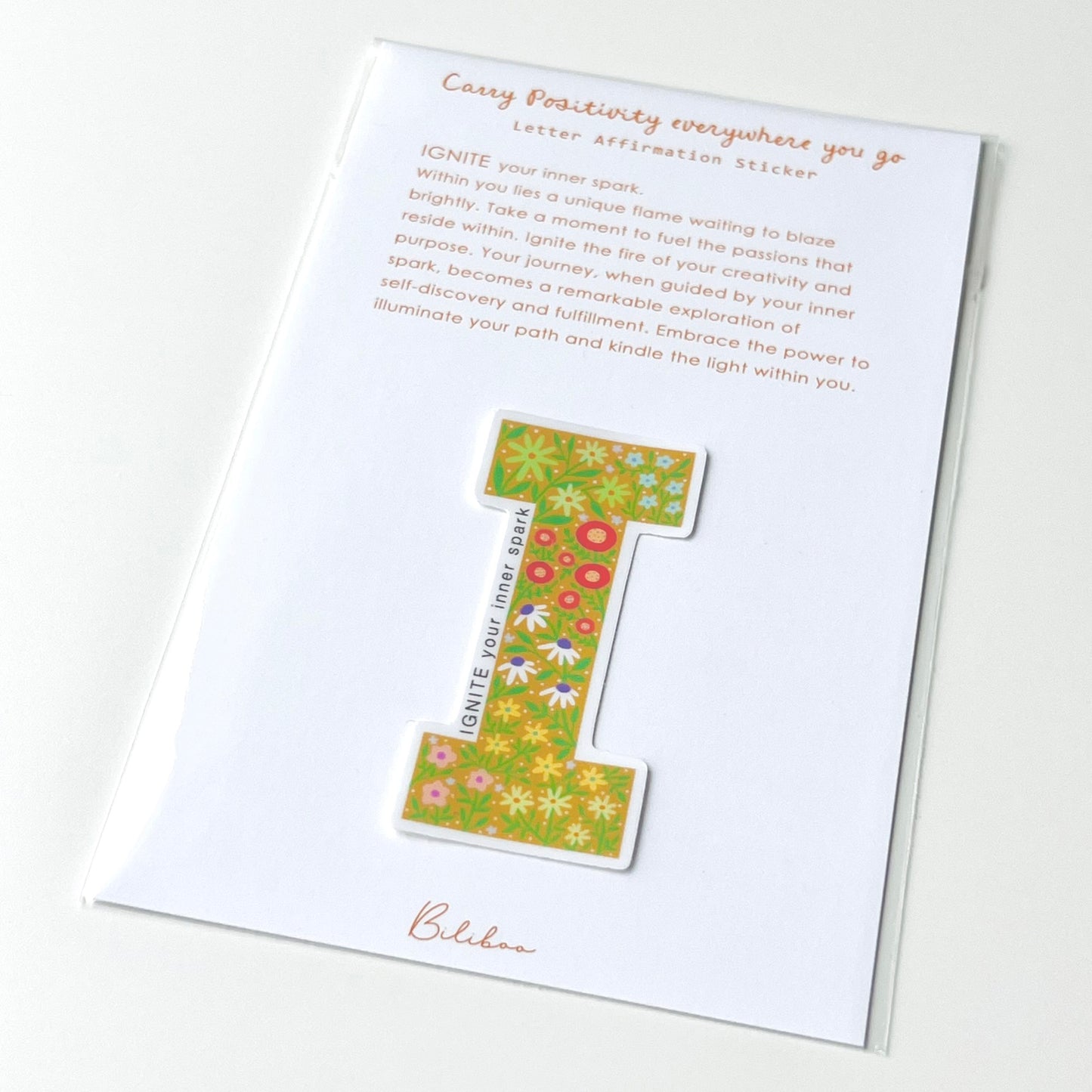 Letter Affirmation Stickers