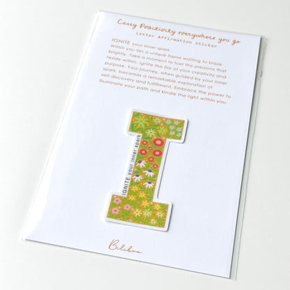 Letter Affirmation Stickers
