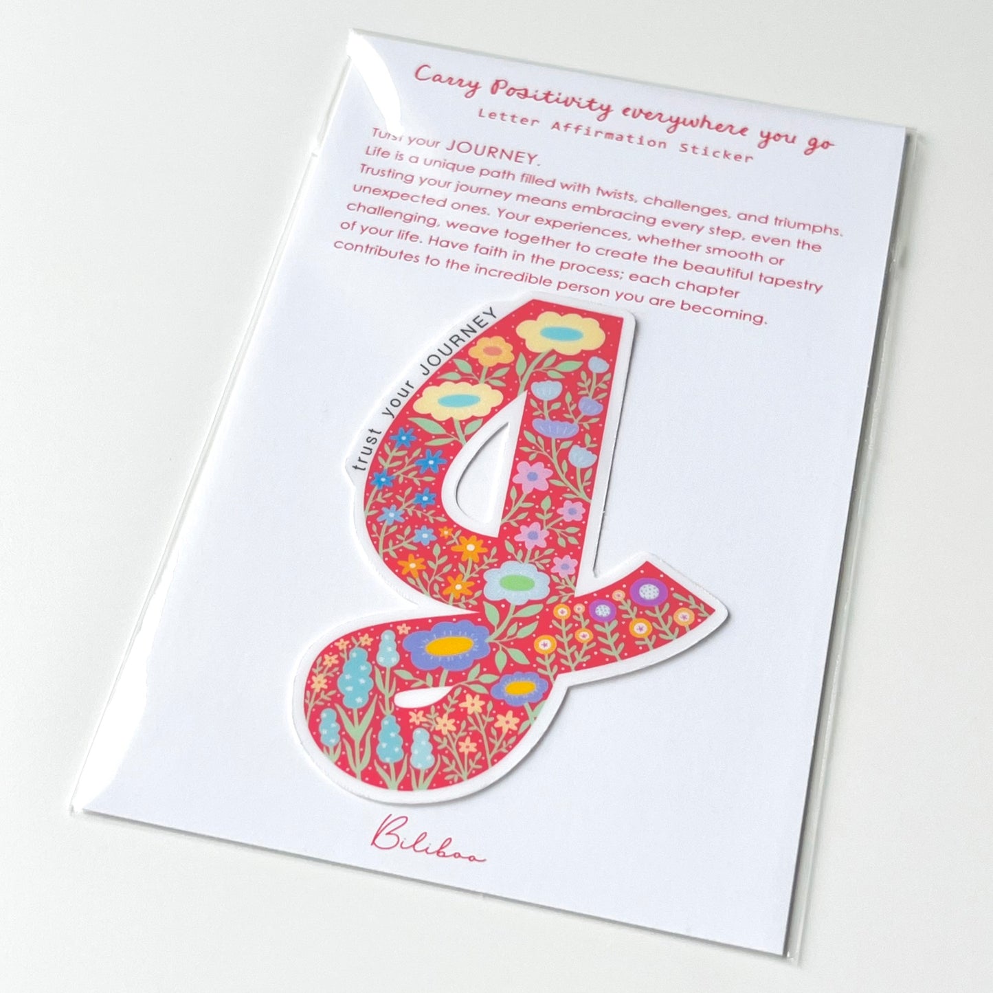 Letter Affirmation Stickers