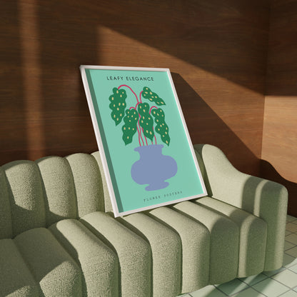 Leafy Elegance - Poster