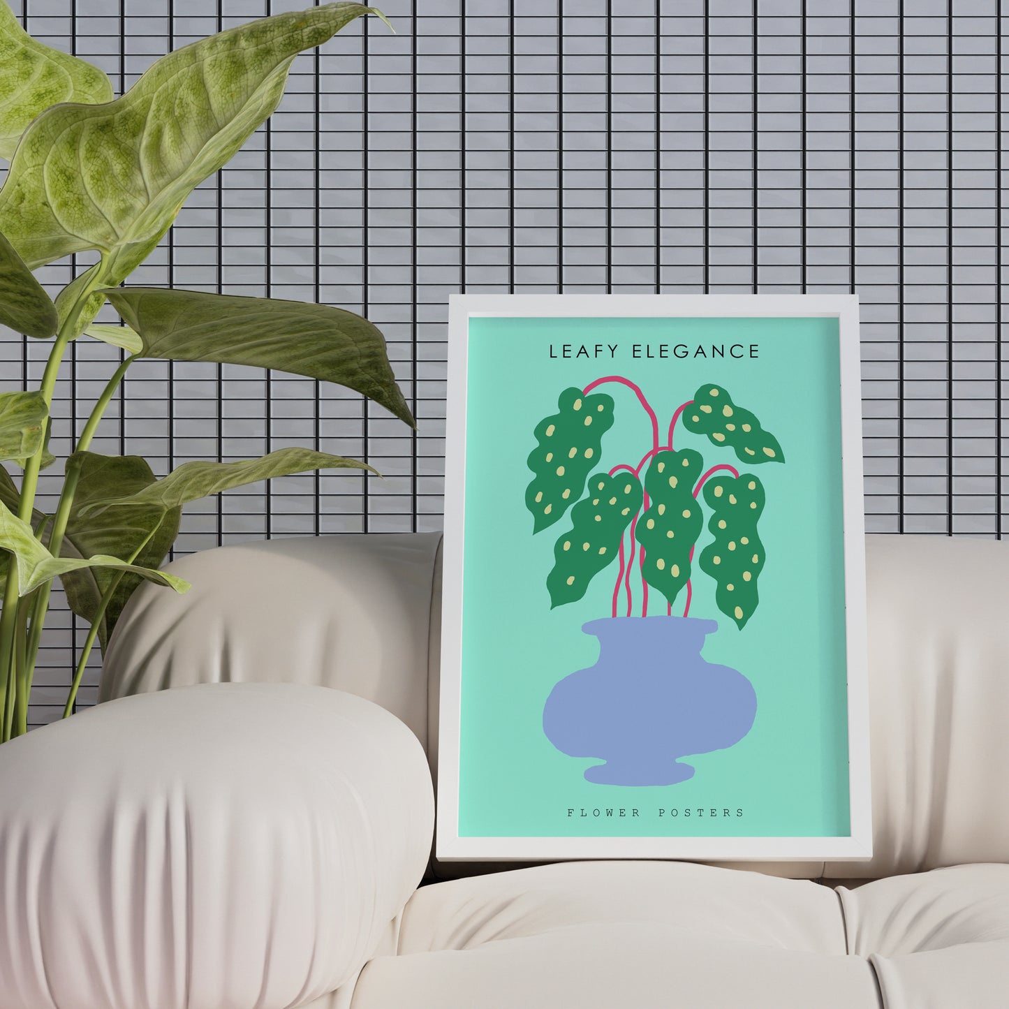 Leafy Elegance - Poster