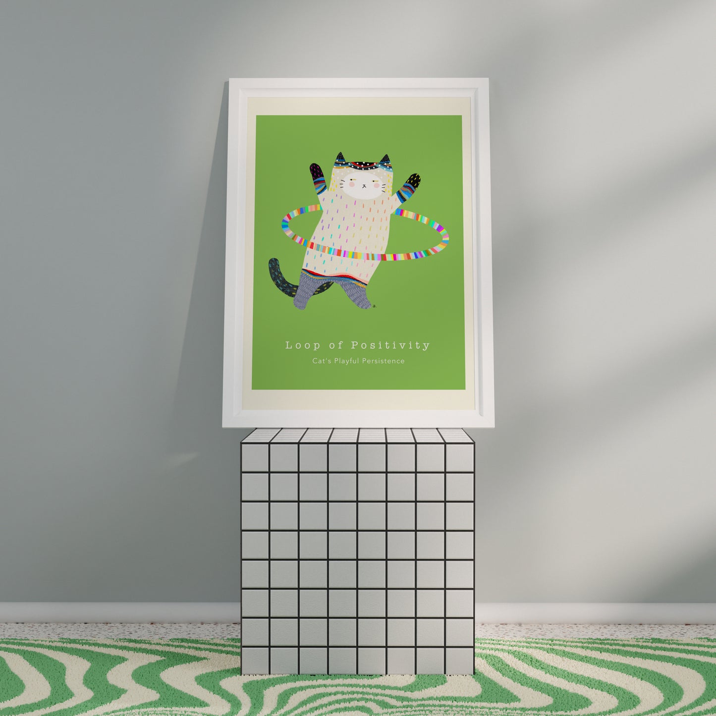 Loop of Positivity - Portrait Poster