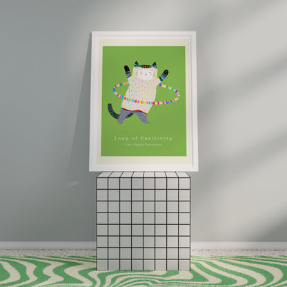 Loop of Positivity - Portrait Poster