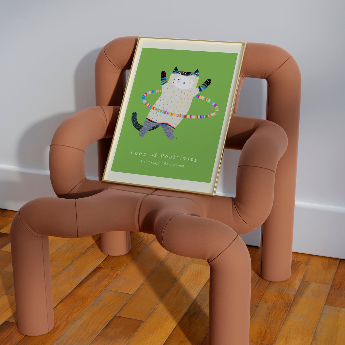 Loop of Positivity - Portrait Poster