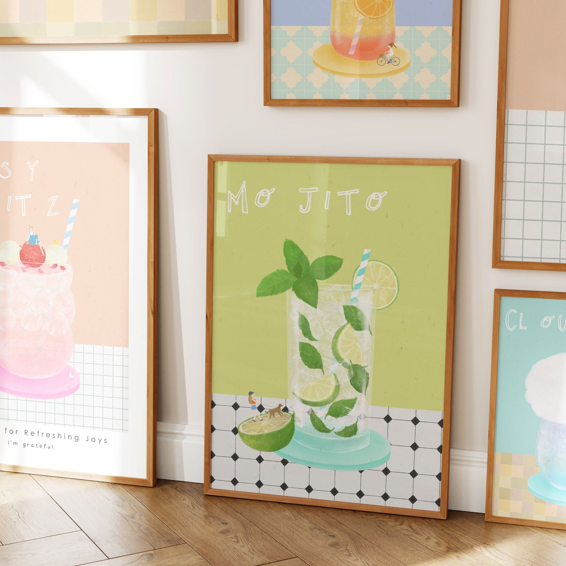 Mojito Poster Minimal Style Mockup Image 04