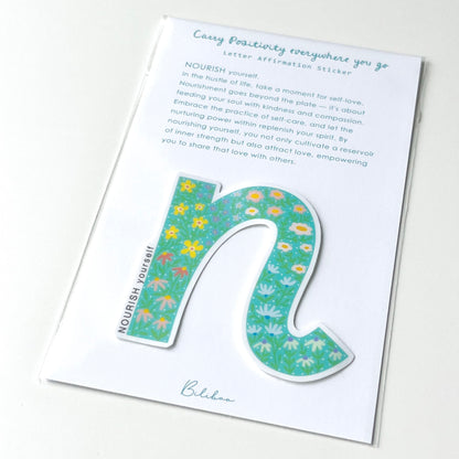 Letter Affirmation Stickers