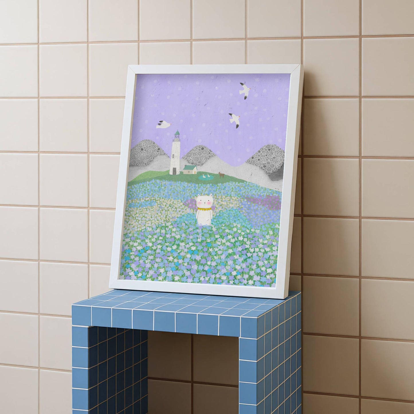 Neelakurinji Illustration Poster 02