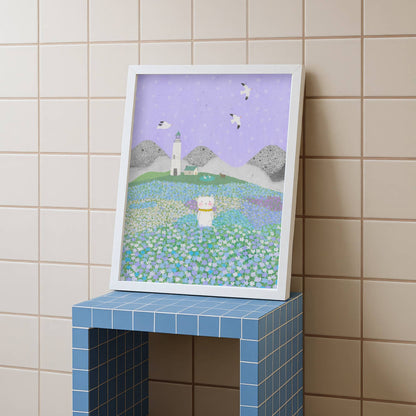 Neelakurinji Illustration Poster 02
