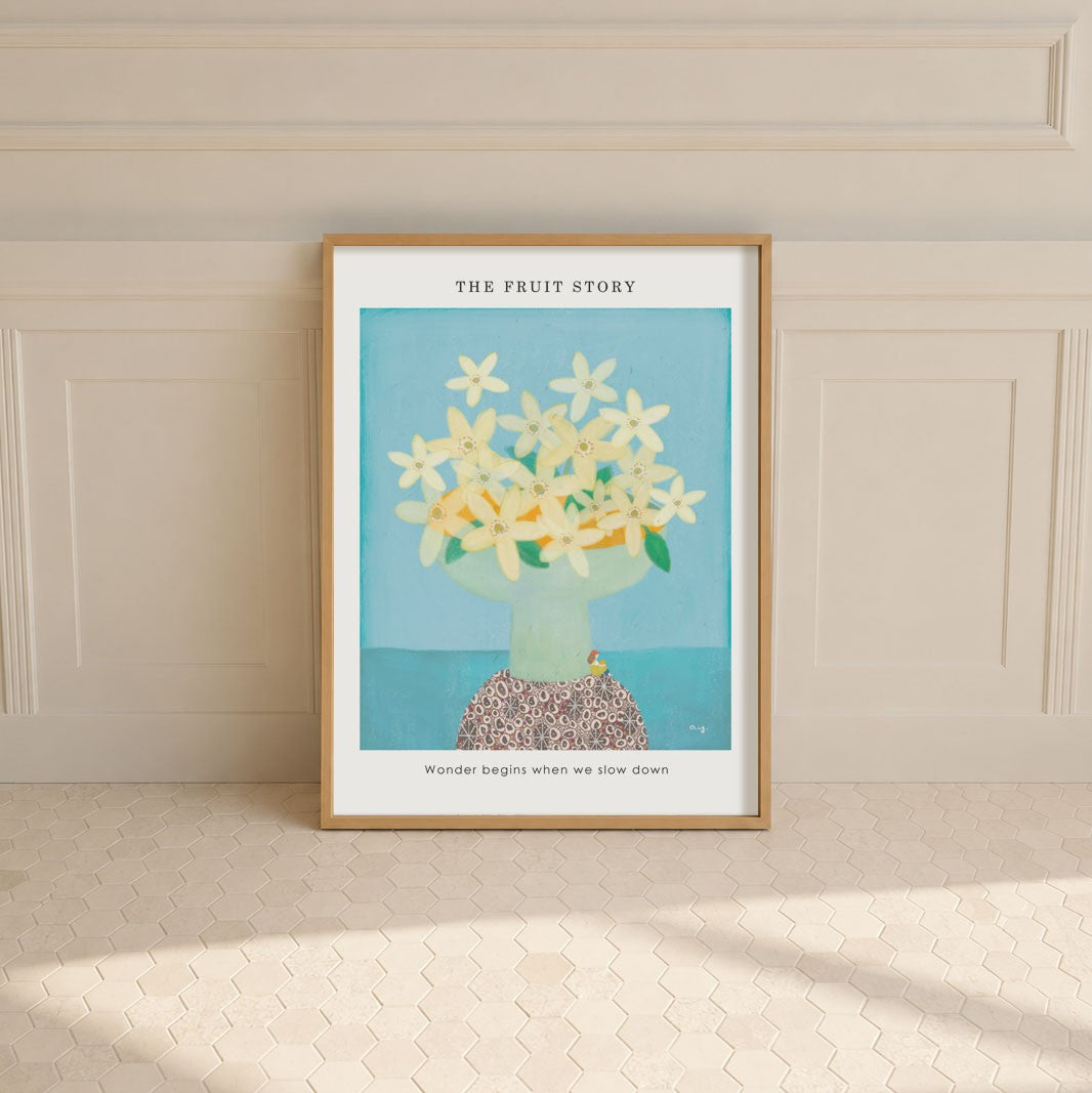 Orange - The Fruit Story Poster Mockup