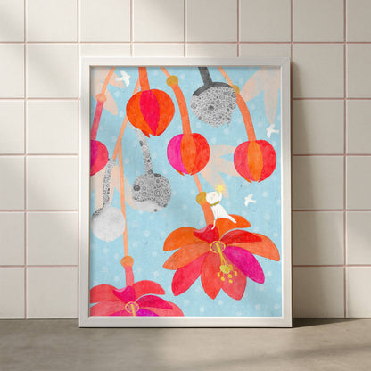 Passiflora Parritae Illustration Poster 01