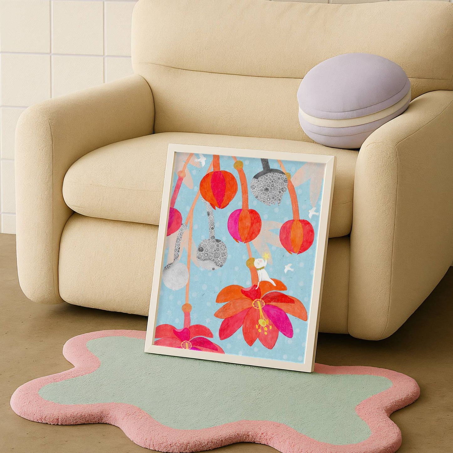 Passiflora Parritae Illustration Poster 02