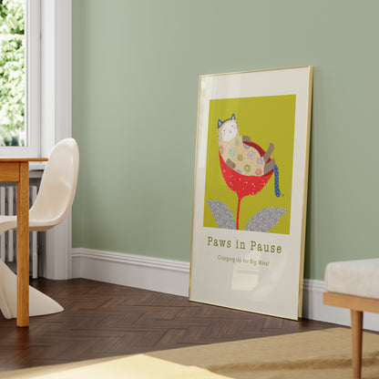 Paws in Pause - Portrait Poster