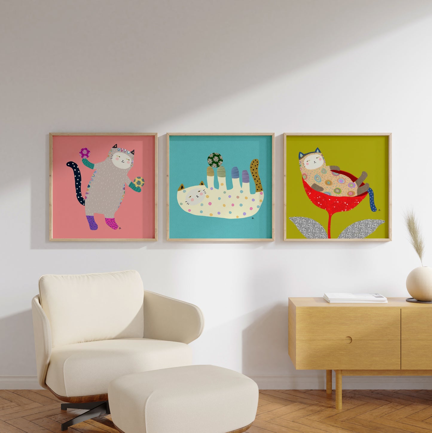Paws in Pause - Square Poster