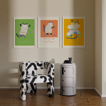 Paws n Poses - Portrait Poster