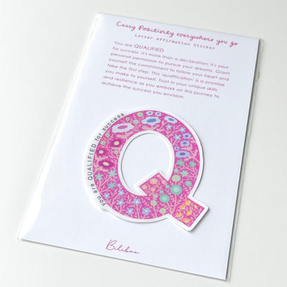 Letter Affirmation Stickers
