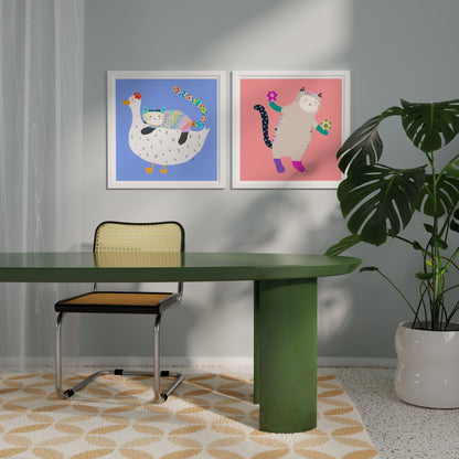 Quarkstart Your Day - Square Poster