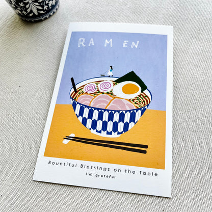 Thankful Table - Ramen Postcard