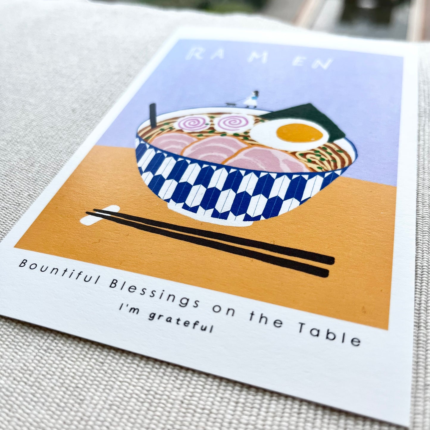 Thankful Table - Ramen Postcard