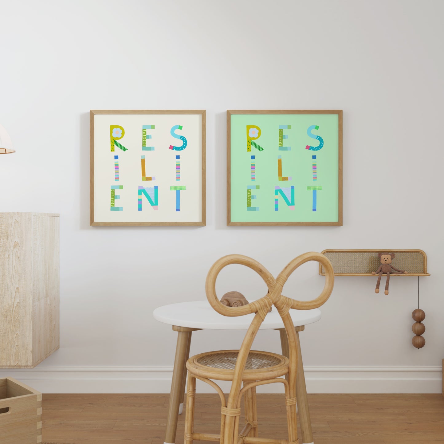 Resilient Poster (Cream White) – Pick Pop Prints