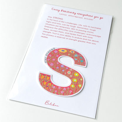 Letter Affirmation Stickers