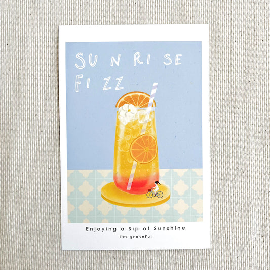 Sunrise Fizz – Thankful Table Postcard