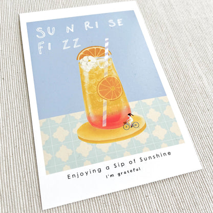 Sunrise Fizz – Thankful Table Postcard