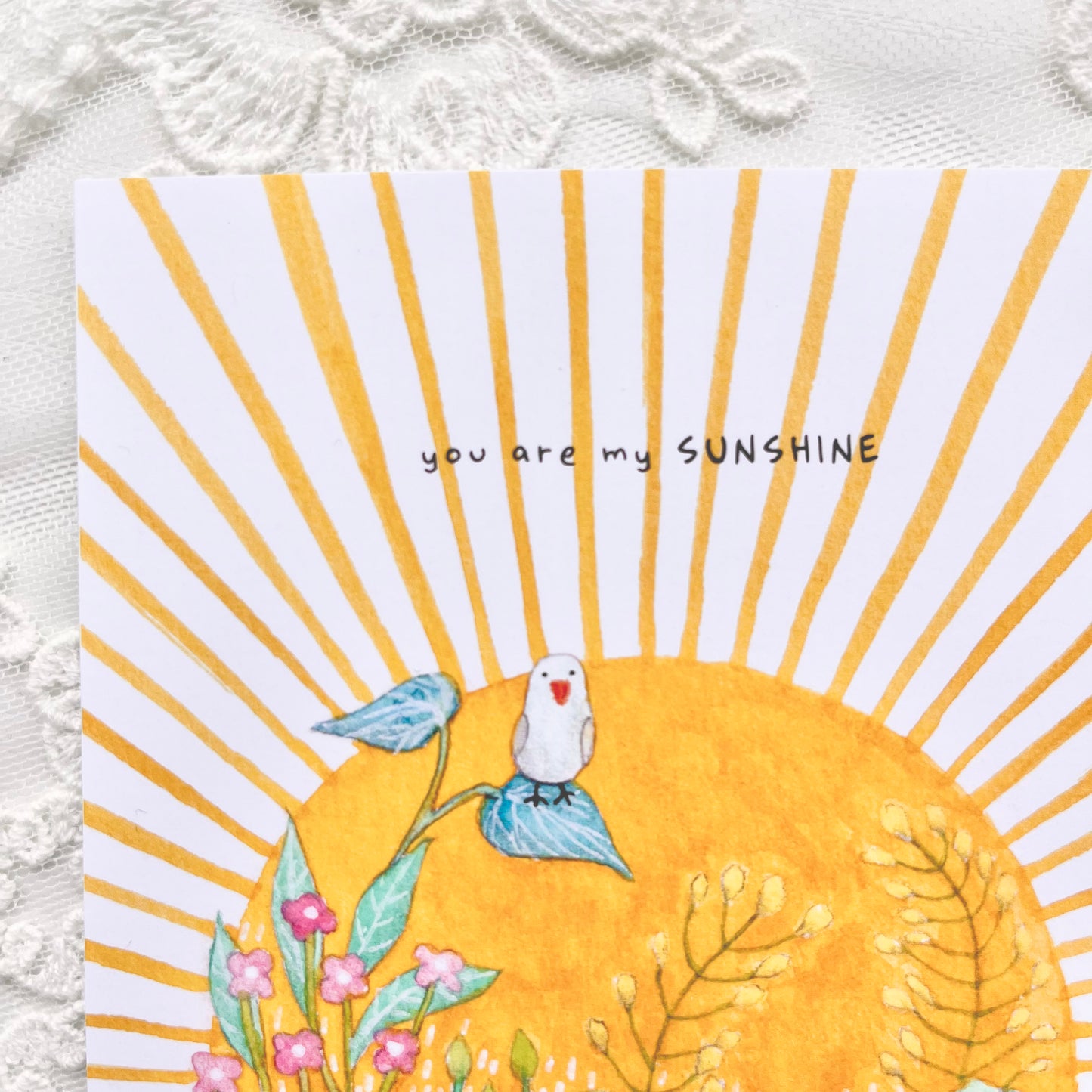 You are my sunshine - Postcard