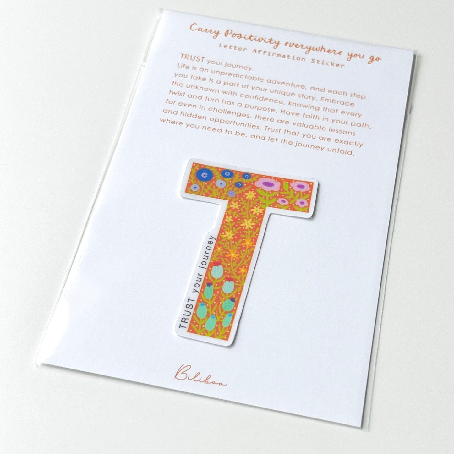Letter Affirmation Stickers