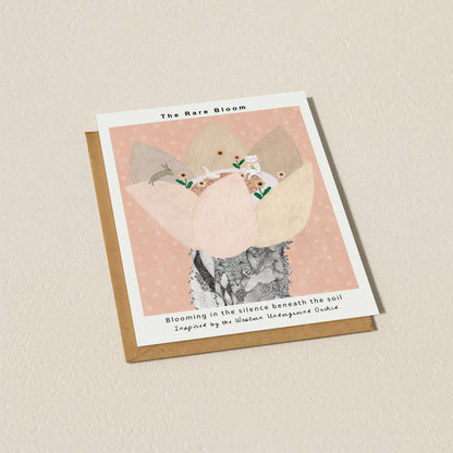 The Rare Bloom-Western Underground Orchid Postcard 02