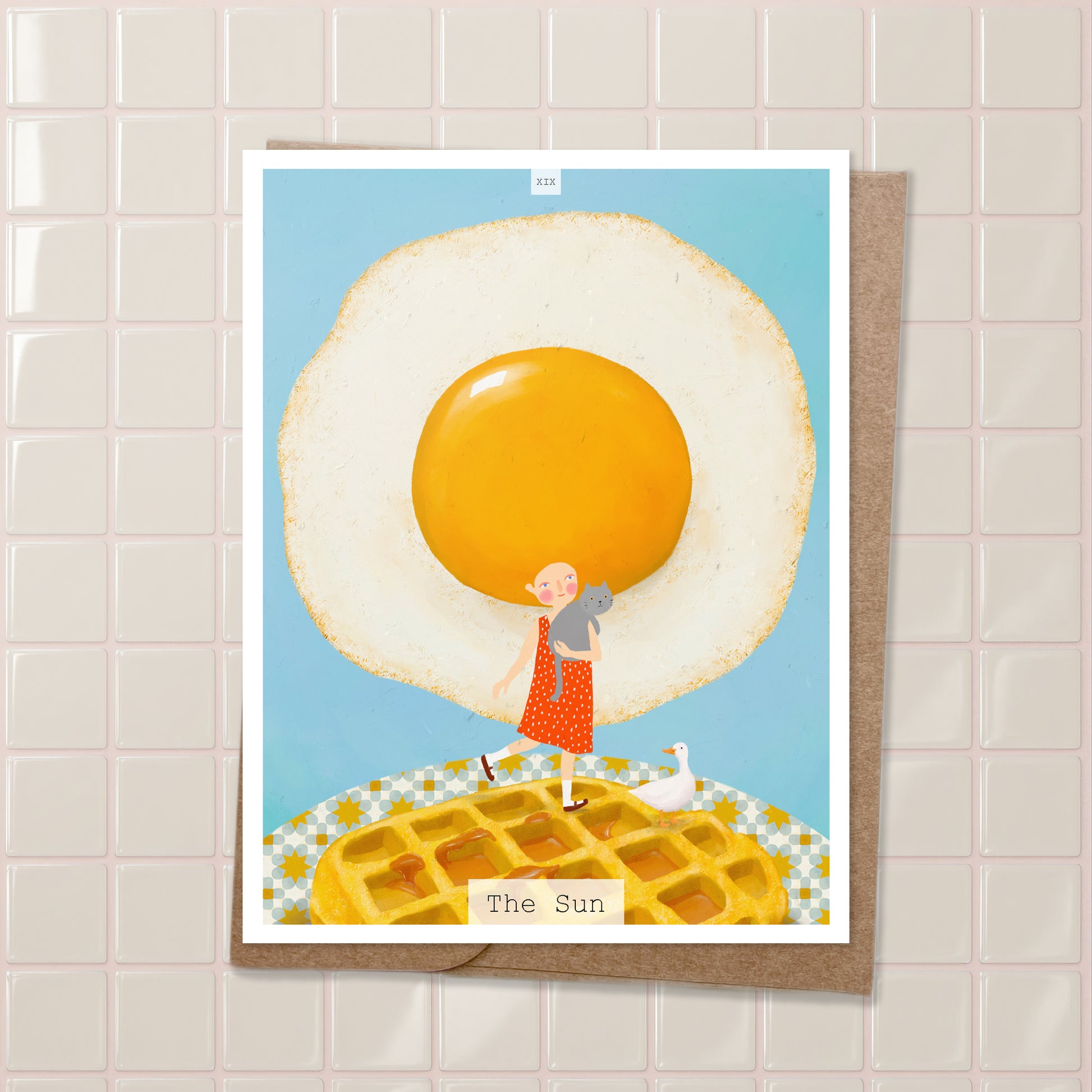 The Sun 01_Titi-Tata_Tarot_Postard