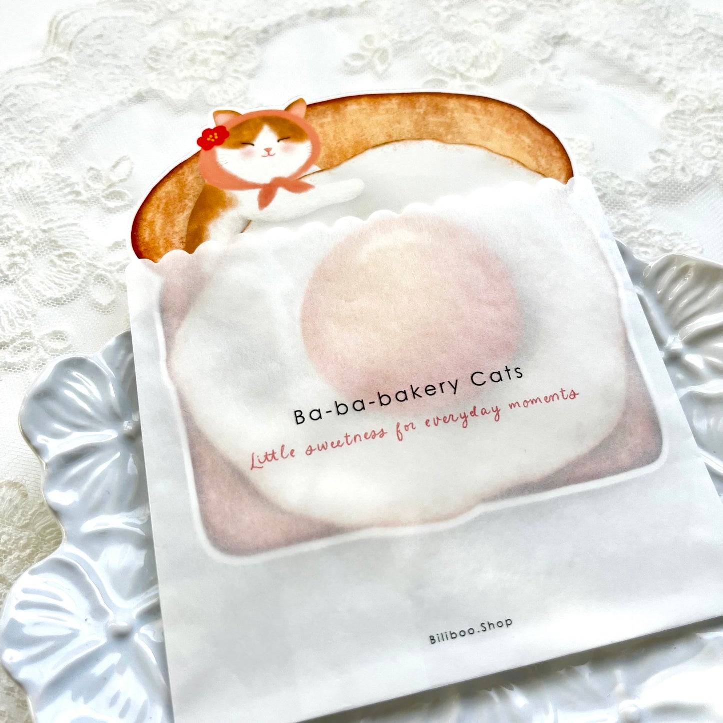 Toast & Egg Cat Message Card – Ba-ba-bakery Cats