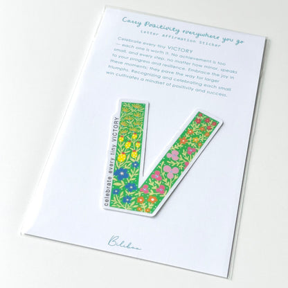Letter Affirmation Stickers