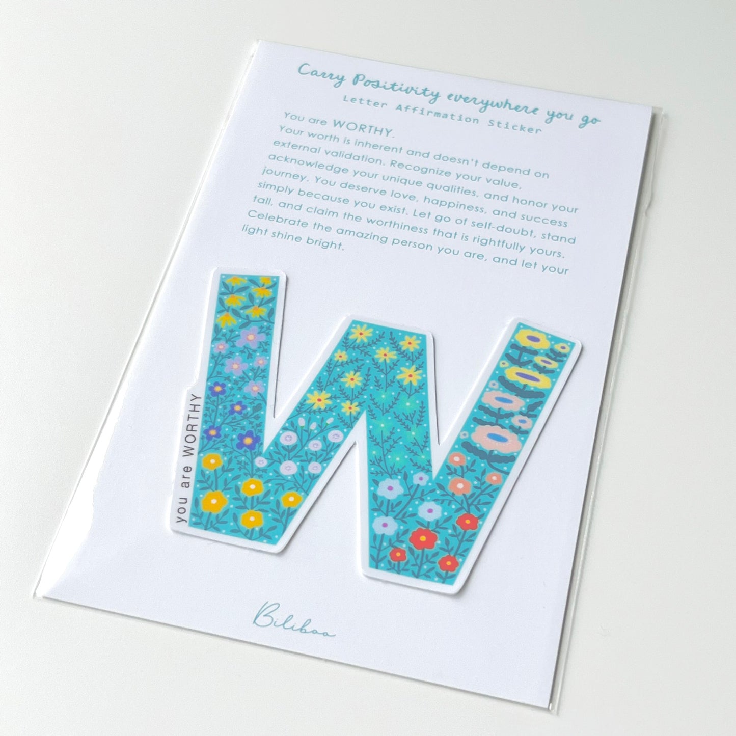 Letter Affirmation Stickers