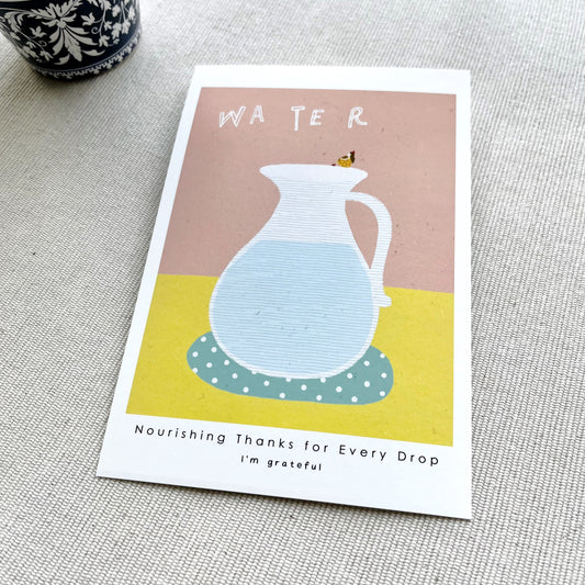 Thankful Table - Water Postcard