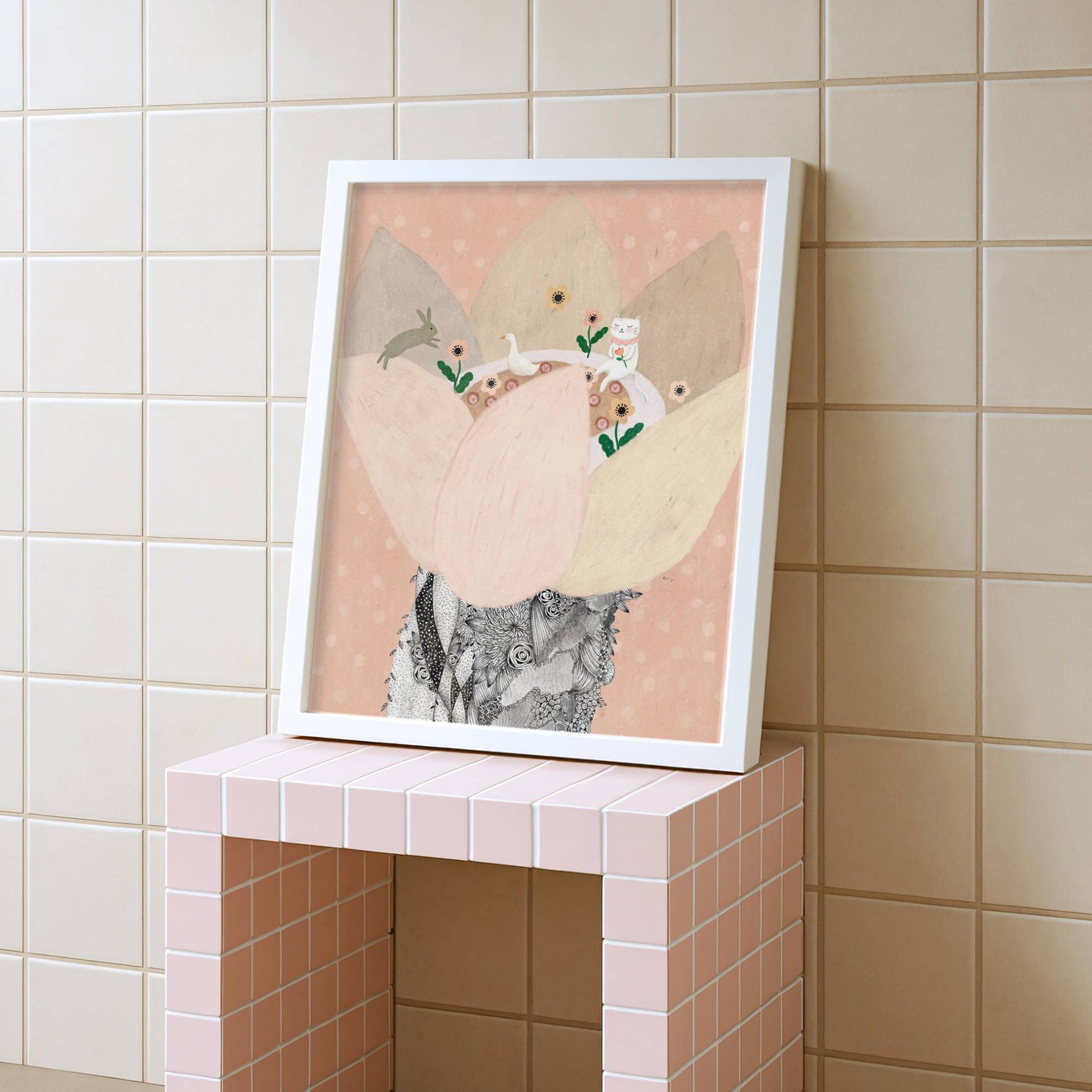 Western Underground Orchid Illustration Poster 02