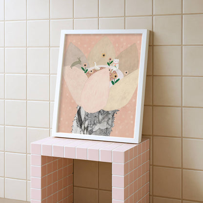 Western Underground Orchid Illustration Poster 02