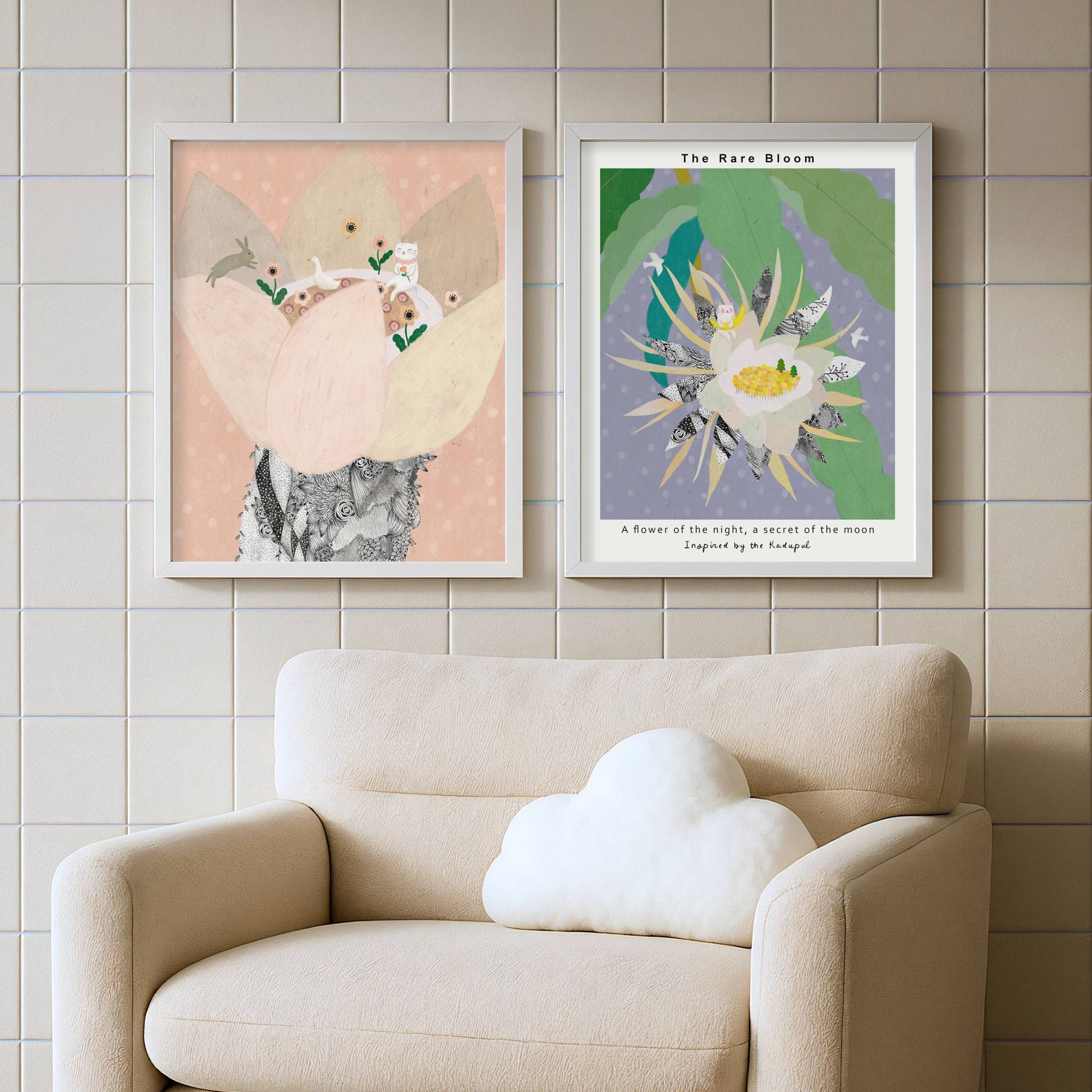 Western Underground Orchid Illustration Poster 03