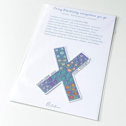 Letter Affirmation Stickers