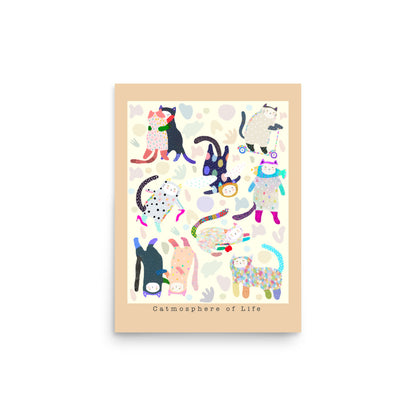 Catmosphere of Life - Portrait Poster