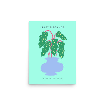 Leafy Elegance - Poster