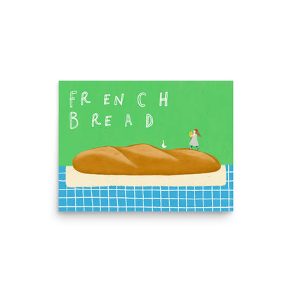 Thankful Table - French Bread Borderless Poster