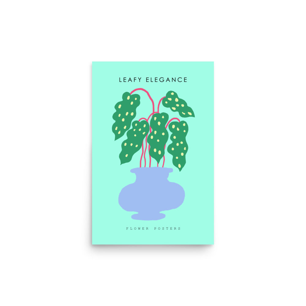 Leafy Elegance - Poster