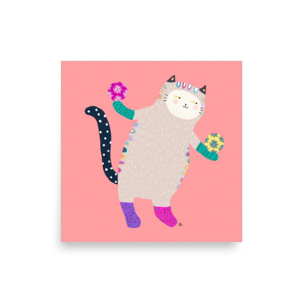 Balancing Joy - Square Poster