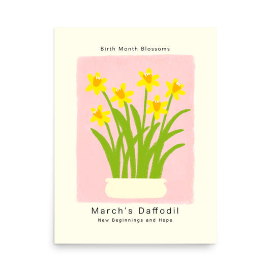 March's Daffodil - Poster