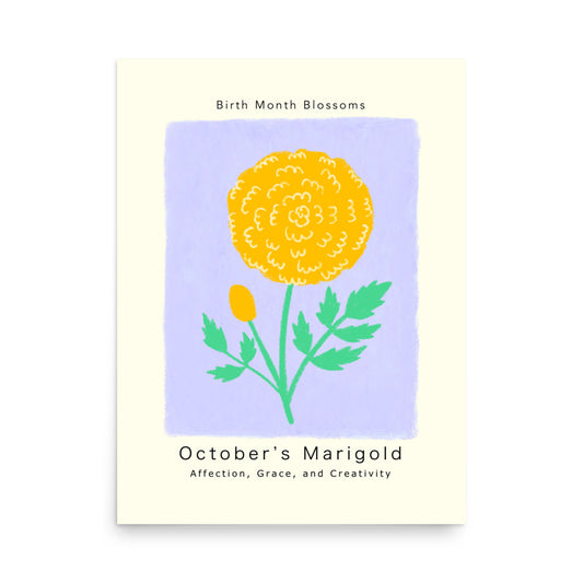 October's Marigold - Poster